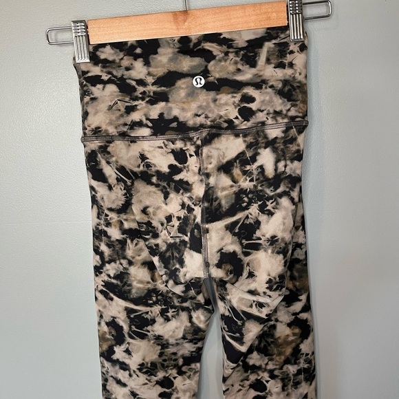 Lululemon Wunder Train High-Rise Tight 25" Dispersed Light Raw Linen Multi - Picture 9 of 13